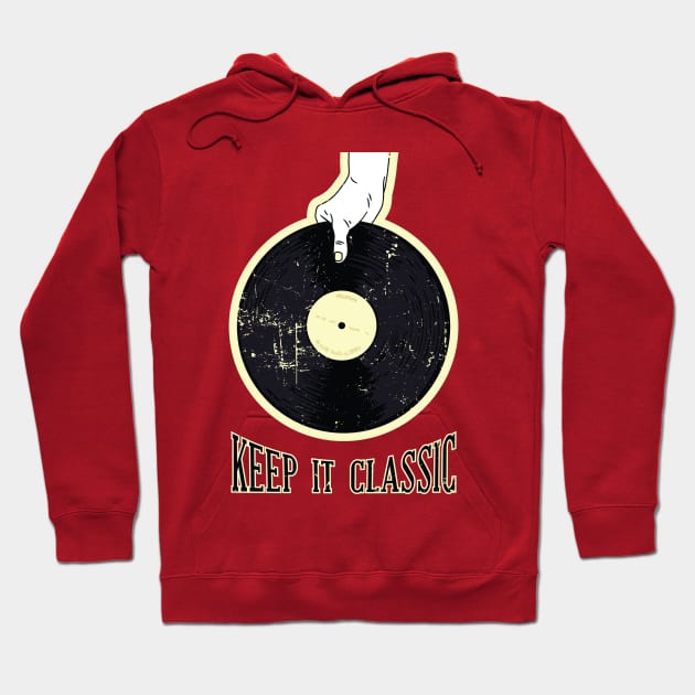 RETRO VINYL Hoodie by madeinchorley